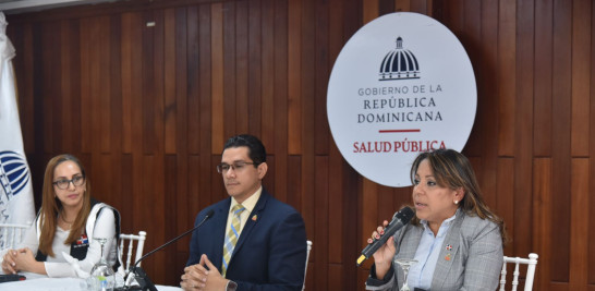 Autoridades del Ministerio de Salud Pública.