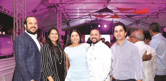 Virgilio Rodríguez, Karla Pappaterra, Laura Almonte, Juan Ramos y Enmanuel Hernández.