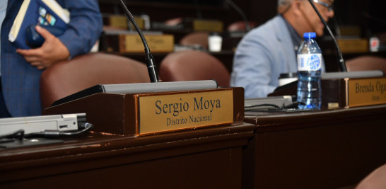 La cúrul del diputado Sergio Moya en la Cámara de Diputados. JORGE LUIS MARTINEZ/LD