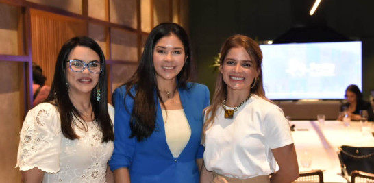 Ircania García, Eileen Ho y Aneley Cáceres