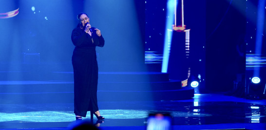 Maridalia Hernández cantó en la gala del MIcrófono de Oro 2023.