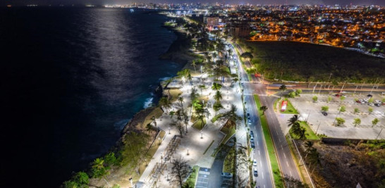 De esa forma quedó remozada la primera parte del Malecón de Santo Domingo Este