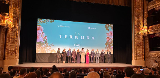 En el Festival de San Sebastián, los representantes "La ternura".