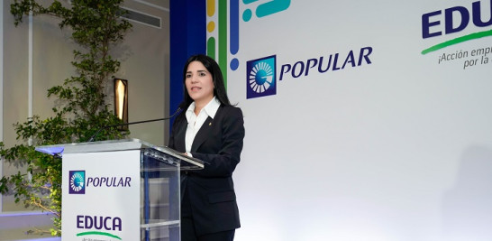 Mariel Bera, vicepresidenta de Relaciones Corporativas y Banca Responsable del Banco Popular.