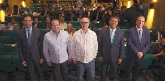 Roberto Ángel Salcedo, José Ignacio Paliza, Hipólito Mejía, Dany Alcántara y Francisco Javier García.
