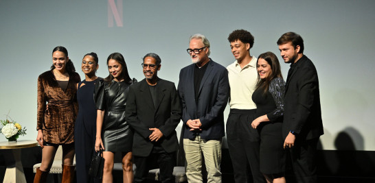 Valerie Hernández junto a  Michael Fassbender