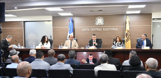 Pleno de la Junta Central Electoral (JCE).