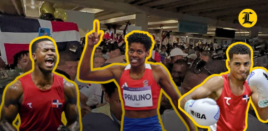 Con un aeropuerto totalmente repleto de personas que los esperaban con júbilo, fueron recibidos en su llegada al país los medallistas olímpicos en París 2024, Marileidy Paulino, Cristian Pinales y Yunior Alcántara.