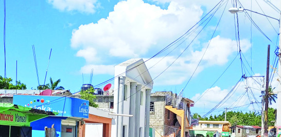 Calle donde esta ubicada la vivienda construida por el empresario Antonio Carbone para Marileidy Paulino