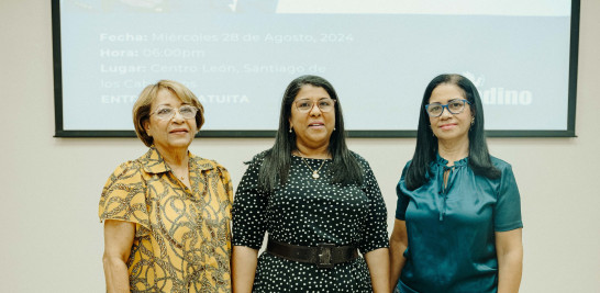 Cristina Nicasio, Fanny Ramírez y Rosa Domínguez.