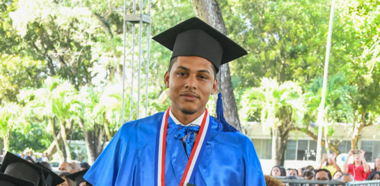 Reimon Montero se graduó de ingeniería geomática y agrimensura