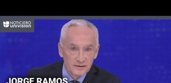 Jorge Ramos se despidió de su audiencia con un emotivo mensaje tras cuatro décadas en Univision. El periodista, quien llegó como inmigrante a EEUU en 1983, aseguró que su profesión le ha permitido "una vida tan intensa y llena de satisfacciones".

Univision Noticias es el lugar donde encontrarás la información más relevante para la comunidad hispana en Estados Unidos, América Latina y el resto del mundo.

Suscríbete: https://www.youtube.com/@univisionnoticias
Infórmate: http://univisionnoticias.com
WhatsApp: https://bit.ly/3ZE7koB 
#UnivisionNoticias #jorgeramos #periodismo 

Cada día, la información que afecta e interesa a los hispanos en Estados Unidos con nuestros presentadores:

Noticiero Univision
Jorge Ramos e Ilia Calderón
 
Noticiero Univision Edición Nocturna
Maity Interiano
 
Noticiero Univision Edición Digital
Carolina Sarassa y Borja Voces
 
Noticiero Univision Fin de Semana
Félix de Bedout

Listas de reproducción de interés

Edición Digital en vivo
https://youtube.com/playlist?list=PLIsWuqSba1Bt1C-IK0m-ghWmkv8fkYF32 

Univision Noticias 2024
https://www.youtube.com/playlist?list=PLIsWuqSba1Bt_2Req0DgMFBh_wqkzMgms

Edición Digital 2024
https://www.youtube.com/playlist?list=PLIsWuqSba1BsJJ0VFSey75vulYPIeRCU5

En vivo, lo que está sucediendo
https://youtube.com/playlist?list=PLIsWuqSba1BuNT7_KL7iWeKb4L9nR21D2