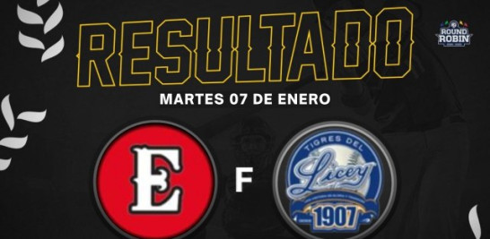 Leones del Escogido vs Tigres del Licey, Round Robin