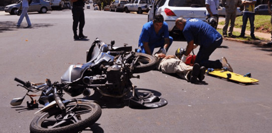 En la mayoría de los accidentes en el país están involucradas motocicletas.