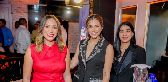María Fernanda Valerio, Pamela Sued y Leyla Alfonso.