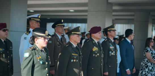 Momento de la ceremonia en el Ministerio de Defensa