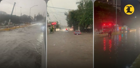 Tan solo poco más de una hora de lluvia fue suficiente para sumir a Santiago de los Caballeros en un caos de tráfico significativo que se extendió hasta pasadas las 8:30 de la noche. La intensidad del evento de esta noche puso en evidencia serias fallas en el sistema de drenaje de la ciudad. <br /><br />El punto más crítico se registró en el elevado de la entrada a la ciudad, donde la acumulación de agua fue tal que obligó a las autoridades a intervenir de urgencia en los drenajes. Según reportes, los desagües estaban obstruidos o tapados, requiriendo el uso de maquinaria pesada, como taladros, para poder abrirlos y permitir el desfogue del agua.