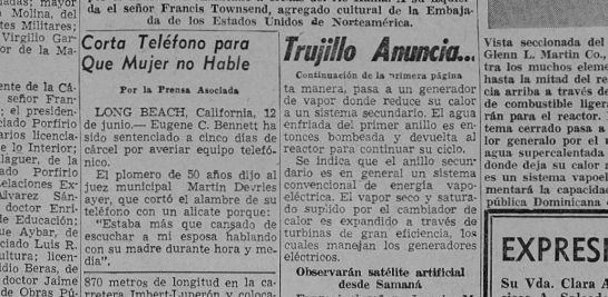 Trujillo anuncia instalación de planta nuclear que producirá energía eléctrica (continuación de la noticia anterior)