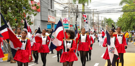 Desfile estudiantil, cívico-militar y policial por el 181 aniversario de la Constitución dominicana