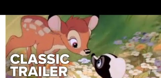 Check out the official Bambi (1942) Trailer starring Hardie Albright! Let us know what you think in the comments below.
► Watch on FandangoNOW: https://www.fandangonow.com/details/movie/bambi-1942/MMVDC0D45CBFE95A6C2A66FBEA3B02AB016B?ele=searchresult&elc=bambi&eli=0&eci=movies&cmp=MCYT_YouTube_Desc 

Subscribe to the channel and click the bell icon to stay up to date on all your favorite movies. 

Starring: Hardie Albright, Stan Alexander, Bobette Audrey
Directed By: James Algar, Samuel Armstrong, David Hand, Graham Heid, Bill Roberts, Paul Satterfield, Norman Wright
Synopsis: The story of a young deer growing up in the forest.

Watch More Classic Trailers: 
► Horror Films: http://bit.ly/2D21x45
► Comedies: http://bit.ly/2qTCzPN
► Dramas: http://bit.ly/2tefVm2
► Sci-Fi Movies: http://bit.ly/2msyb5C
► Animated Movies: http://bit.ly/2HqZZ2c
► Documentaries: http://bit.ly/2Fs2zFd
► Musicals: http://bit.ly/2oDFckX
► Romantic Comedies: http://bit.ly/2qQVieQ
► Superhero Films: http://bit.ly/2FtNZgi
► Westerns: http://bit.ly/2mrOEXG
► War Movies: http://bit.ly/2qX4u18
► Trailers By Year: http://bit.ly/2qTCxHF

Fuel Your Movie Obsession: 
► Subscribe to CLASSIC TRAILERS: http://bit.ly/2D01HJi
► Watch Movieclips ORIGINALS: http://bit.ly/2D3sipV
► Like us on FACEBOOK: http://bit.ly/2DikvkY 
► Follow us on TWITTER: http://bit.ly/2mgkaHb
► Follow us on INSTAGRAM: http://bit.ly/2mg0VNU

Subscribe to the Fandango MOVIECLIPS CLASSIC TRAILERS channel to rediscover all your favorite movie trailers and find a classic you may have missed.