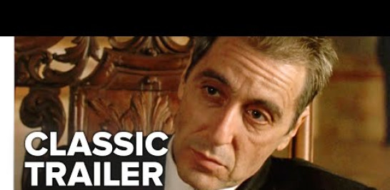 Check out the official The Godfather: Part III (1990) trailer starring Al Pacino! Let us know what you think in the comments below.
► Buy or Rent on FandangoNOW: https://www.fandangonow.com/details/movie/the-godfather-part-iii-1990/1MVaca1226505f21a57103c0541a1a95564?ele=searchresult&elc=the%20godfather%20&eli=2&eci=movies?cmp=MCYT_YouTube_Desc 

Starring: Al Pacino, Diane Keaton, Andy Garcia 
Directed By: Francis Ford Coppola
Synopsis: In the midst of trying to legitimize his business dealings in New York City and Italy in 1979, aging Mafia Don Michael Corleone seeks to avow for his sins, while taking his nephew Vincent Mancini under his wing.

Watch More Classic Trailers: 
► War Movies: http://bit.ly/2qX4u18
► Documentaries: http://bit.ly/2Fs2zFd
► Trailers By Year: http://bit.ly/2qTCxHF

Fuel Your Movie Obsession: 
► Subscribe to CLASSIC TRAILERS: http://bit.ly/2D01HJi
► Watch Movieclips ORIGINALS: http://bit.ly/2D3sipV
► Like us on FACEBOOK: http://bit.ly/2DikvkY 
► Follow us on TWITTER: http://bit.ly/2mgkaHb
► Follow us on INSTAGRAM: http://bit.ly/2mg0VNU

Subscribe to the Fandango MOVIECLIPS CLASSIC TRAILERS channel to rediscover all your favorite movie trailers and find a classic you may have missed.