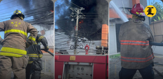 A los miembros del Cuerpo de Bomberos que están en el lugar se le ha dificultado controlar las llamas, ya que los productos que se encuentran en el lugar son inflamables.<br /><br />https://listindiario.com/la-republica/20251117/fuego-consume-almacen-prodacom-santiago_882646.html