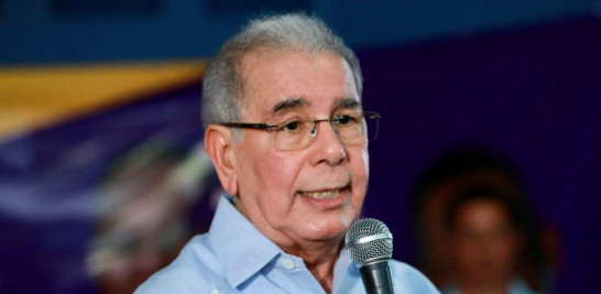 Danilo Medina, presidente del PLD.