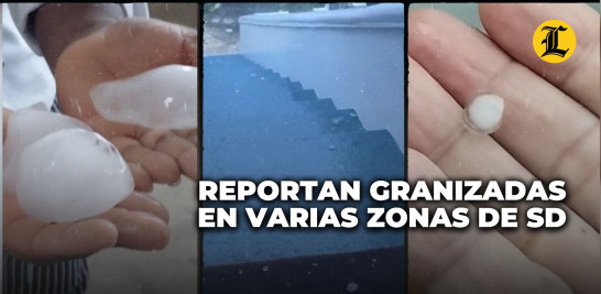 Desde Santo Domingo Este y el Distrito Nacional, personas han compartido videos de la granizada.<br /><br />https://listindiario.com/la-republica/ciudad/20260413/reportan-granizadas-zonas-gran-santo-domingo_901645.html