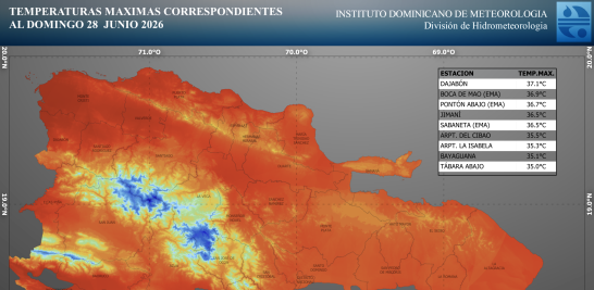 Mapa del domingo 28 de junio
