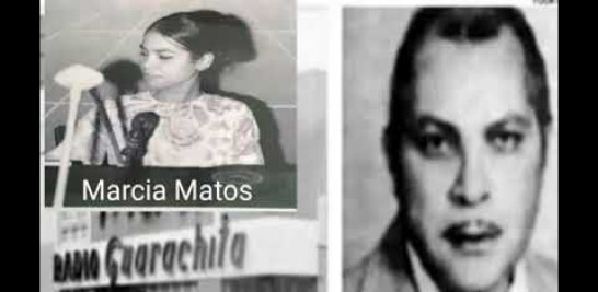 En este audio se escucha la voz inconfundible de la locutora Marcia Matos y del fundador de la emisora "Radio Guarachita" Radhamés Aracena, ambos ya fallecidos.