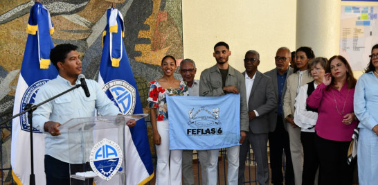 José Estalin Quezada, presidente del Frente Estudiantil Flavio Suero (FEFLAS)