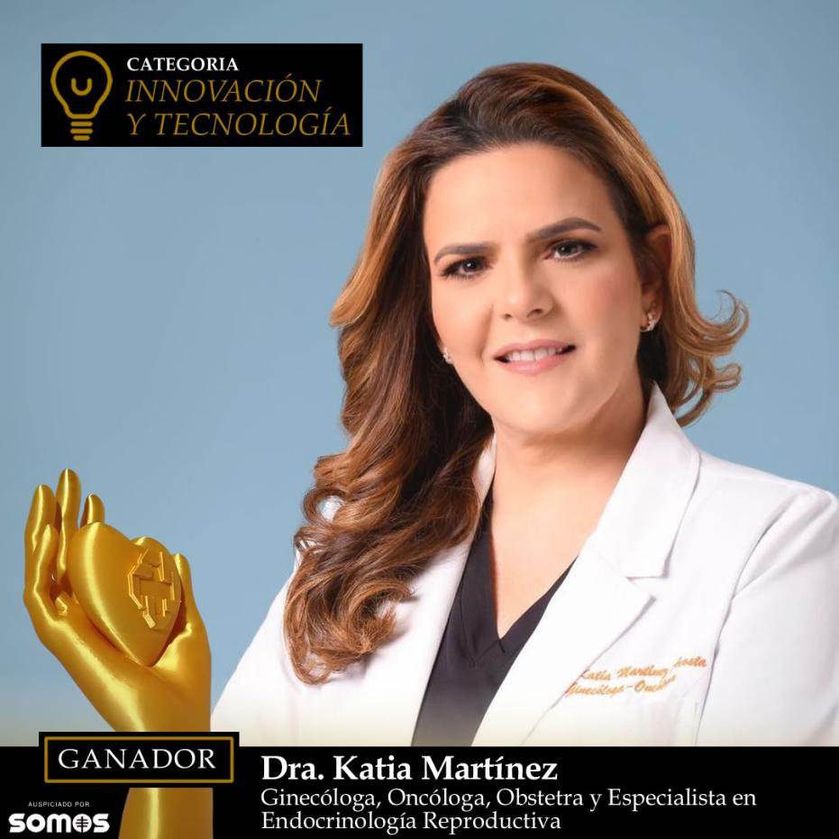 Katia Martínez, reconocida en la categoría Innovación y Tecnología