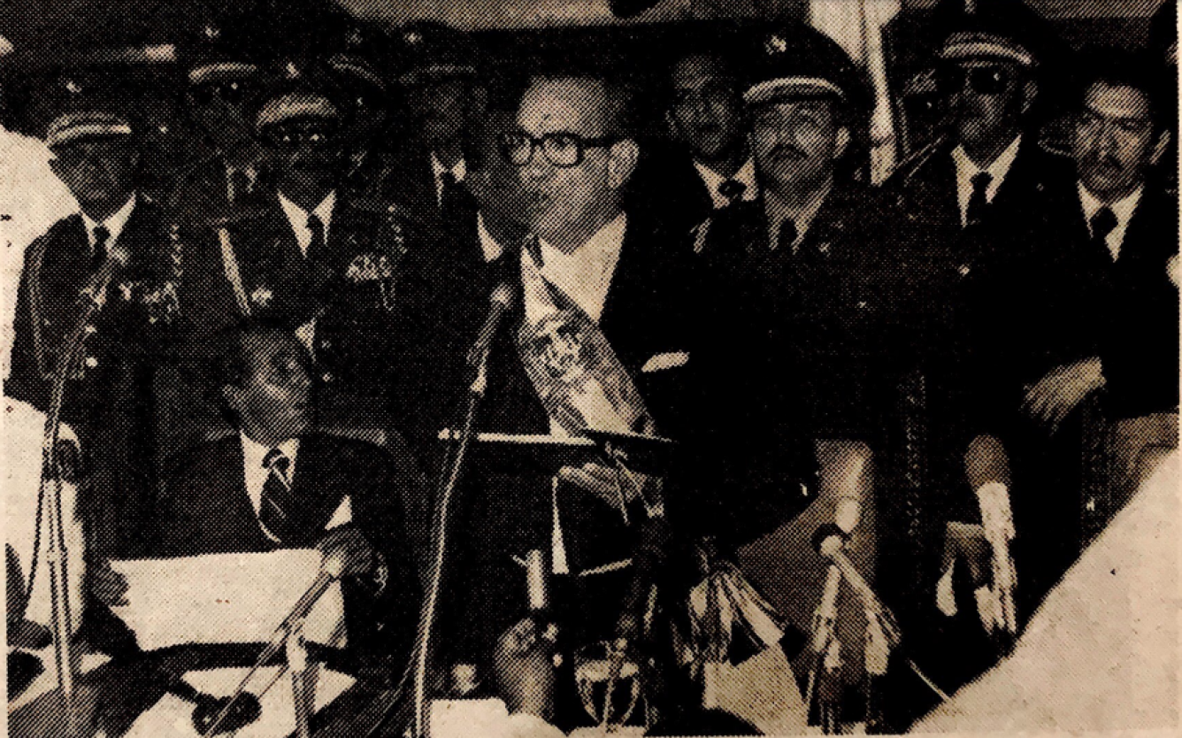 Recién electro presidente de la República, Antonio Guzmán, pronuncia discurso al país.