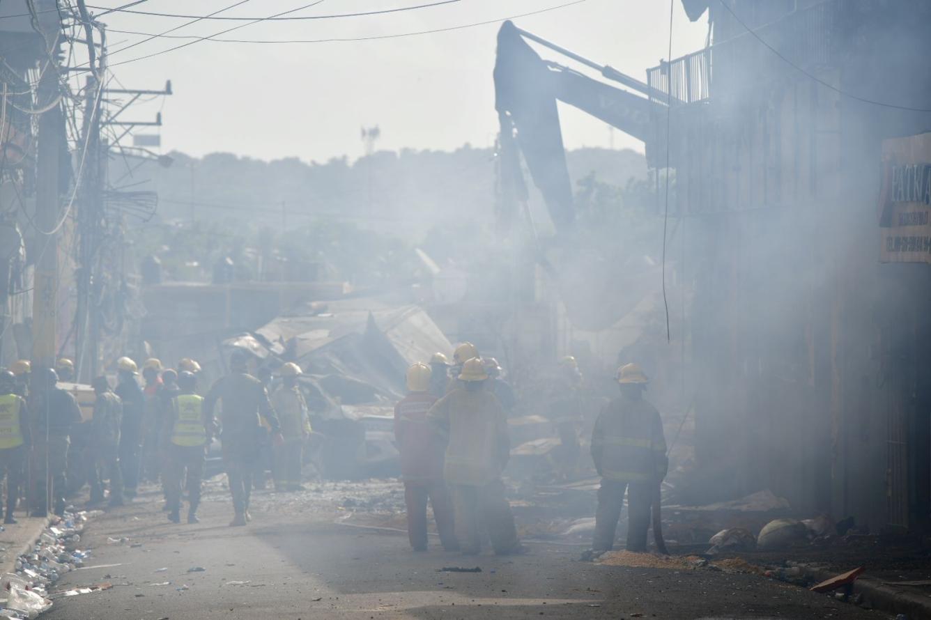 El humo se propagó varios días por las calles de San Cristóbal
