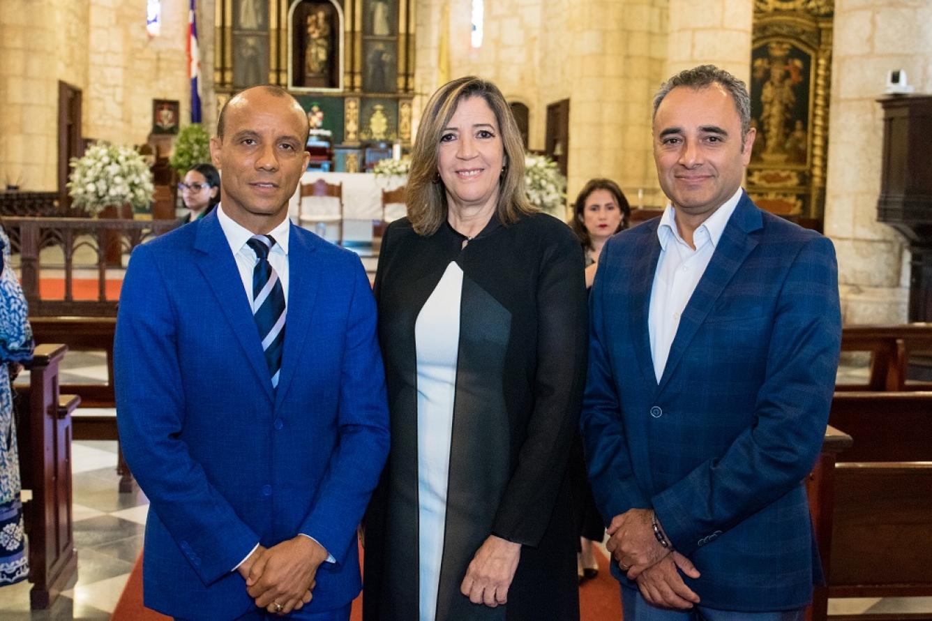 Junior Collado, Arlin Sánchez y Mauricio Sánchez