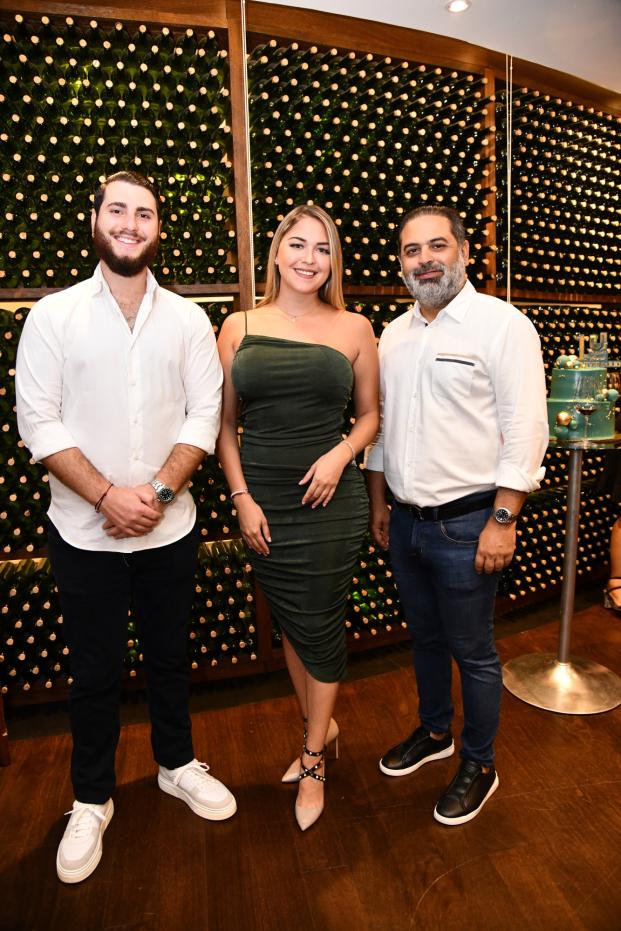 Diego Di Teodoro, Valentina Pacheco y Joan Jiménez.