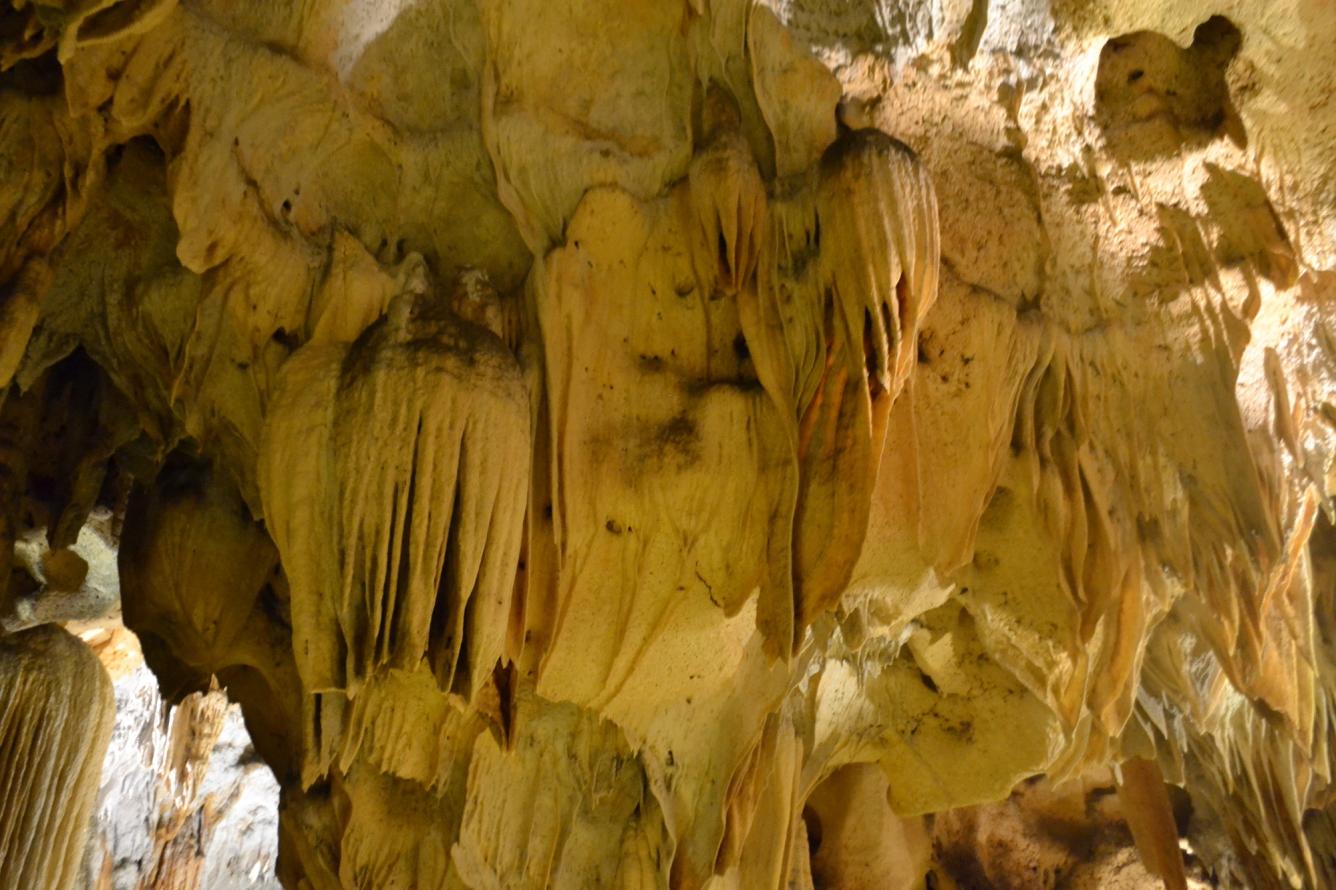 Humedad. La temperatura dentro de la caverna se mantiene a unos 19 grados Celsius todo el año.
