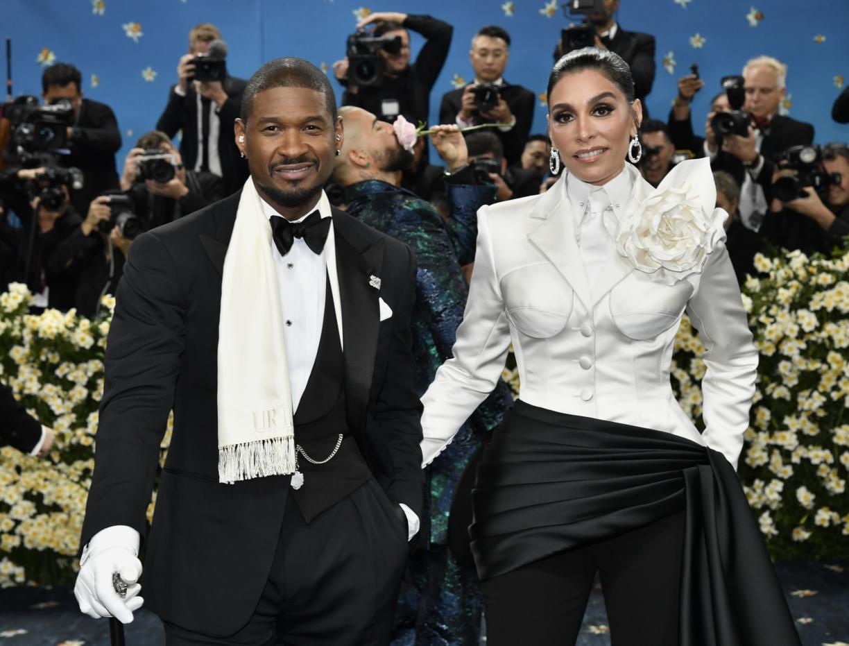 Usher y Jennifer Goicoechea