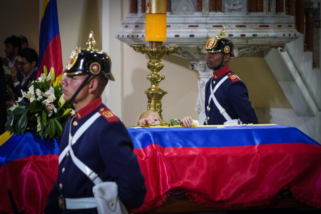 Tras una misa en la Catedral Primada de Colombia, en la que hubo sentidos discursos de Mar
