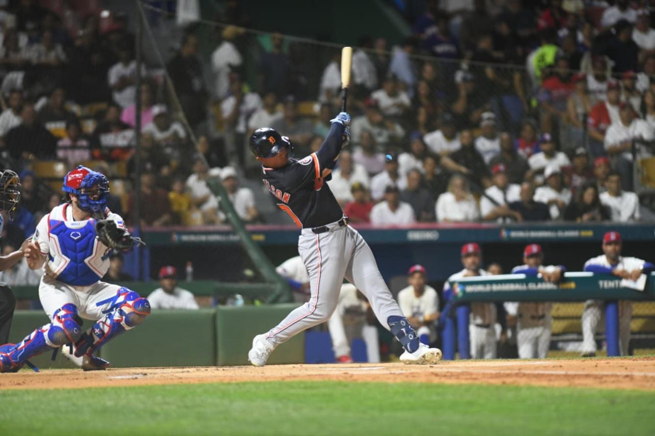 Seth Stephenson, jugador de Detroit Tigers. Foto por Glauco Moquete.