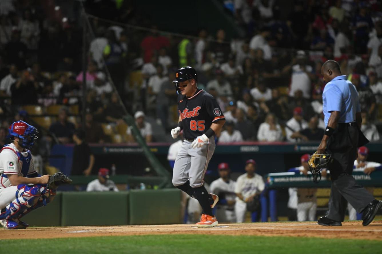 Kevin Mcgonigle, beisbolista de los tigres de Detroit. Fotos por Glauco Moquete.