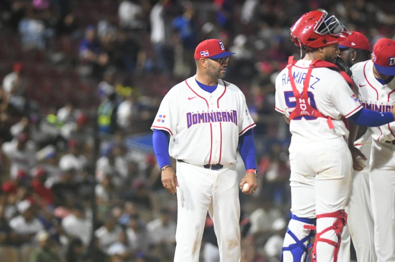 Albert Pujols, dirigente de la selección dominicana de béisbol. Foto por Glauco Moquete.
