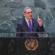 El presidente Luis Abinader pronuncia un discurso ante la Asamblea General de la ONU, donde planteó importantes temas de interés nacional e internacional, como la situación haitiana, transformación de la economía global, cambio climático, retos de la pandemia, crisis y endeudamiento.