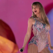 La cantante Taylor Swift en uno de los conciertos de su gira Eras el 5 de mayo de 2023, en el Nissan Stadium en Nashville, Tennesee, EE.UU.