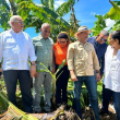 El ministro de Agricultura visitó la zona de Azua ayer y continuará hoy en La Hacienda Estrella y otras zonas impactadas por la tormenta.