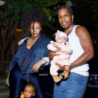 Rihanna y Asap Rocky con sus hijos