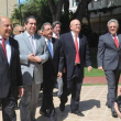 Foto de Humberto Salazar junto al expresidente Danilo Medina y otras personalidades.