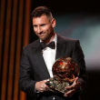 Lionel Messi tras recibir su octavo Balón de Oro