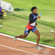 Marileidy Paulino rebasa a la velocista de Brasil en la carrera mixta de los Juegos Panamericanos de Santiago.