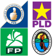 Los partidos Revolucionario Moderno (PRM), de la Liberación Dominicana (PLD), Fuerza del Pueblo (FP) y Revolucionario Dominicano (PRD) son los cuatro primeros partidos en aparecer